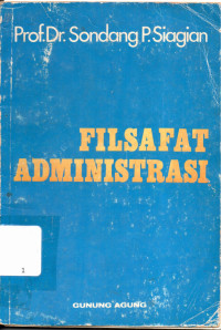 Image of FILSAFAT ADMINISTRASI