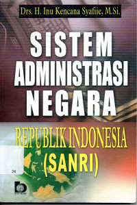 Image of Sistem Administrasi Negara Republik indonesia ( SANRI )